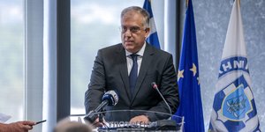 Ο υπουργός προστασίας του πολίτη Τάκης Θεοδωρικάκος