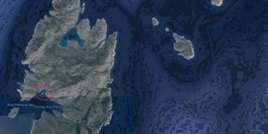 Η τοποθεσία του Αγίου Πέτρου στον κόλπο της Κυρας Παναγιάς