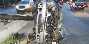 Το αυτοκίνητο που ενεπλάκη στο τροχαίο