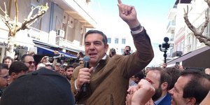 Ο Αλέξης Τσίπρας στην Κόρινθο