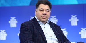 Ο Γιώργος Τσούνης στο Delphi Economic Forum/ Φωτογραφία: EUROKINISSI