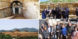 Επισκέψιμος θα είναι μετά το Πάσχα ο Τύμβος Καστά στην Αμφίπολη Σερρών