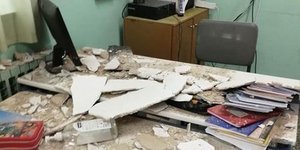 Βόλος: Κατέρρευσε τμήμα της οροφής σε τάξη δημοτικού σχολείου