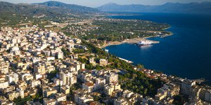 Πανοραμική εικόνα από την πόλη του Αιγίου