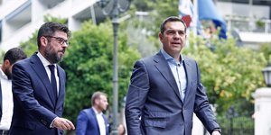 Ο Αλέξης Τσίπρας στην Πρόεδρο της Δημοκρατίας