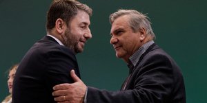 Νίκος Ανδρουλάκης και Χάρης Καστανίδης