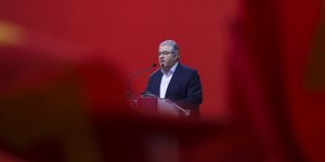 O Δημήτρης Κουτσούμπας σε ομιλία του στη Θεσσαλονίκη