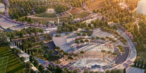 Πάρκο του Ελληνικού στο ηλιοβασίλεμα