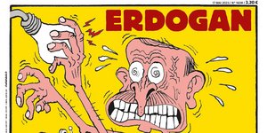 O Ρετζέπ Ταγίπ Ερντογάν στο εξώφυλλο του Charlie Hebdo