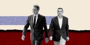 Κυριάκος Μητσοτάκης και Αλέξης Τσίπρας