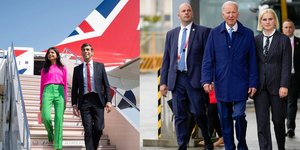 Οι πρώτες κυρίες και μια πρώτη εγγονή στη G7