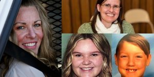 Η 49χρονη Λόρι Βάλοου (αριστερά) και τα θύματά της στην υπόθεση που συγκλόνισε τις ΗΠΑ