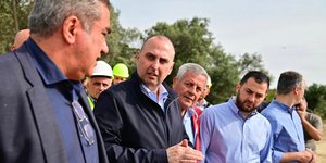 Ο υφυπουργός Υποδομών και Μεταφορών, αρμόδιος για τις υποδομές, κ. Γιώργος Καραγιάννης
