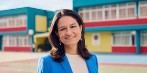 Η υπουργός Παιδείας Νίκη Κεραμέως, υποψήφια με τη ΝΔ στο Βόρειο τομέα της Αθήνας