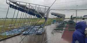 Κερκίδα που κατάρρευσε 