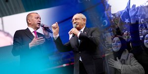 Κεμάλ Κιλιτσντάρογλου και Ρετζέπ Ταγίπ Ερντογάν