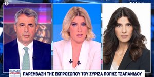 Άγριο επεισόδιο μεταξύ Λάμψια-Τσαπανίδου στον αέρα του ΣΚΑΪ
