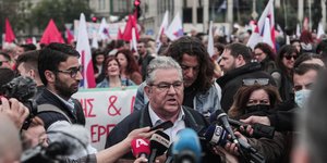 Δημήτρης Κουτσούμπας στην συγκέντρωση στο Σύνταγμα