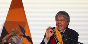 Ο πρόεδρος του Ισημερινού, Γκιγιέρμο Λάσο 