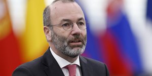 Ο πρόεδρος του ΕΛΚ, Μάνφρεντ Βέμπερ