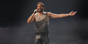 Ο Ιταλός τραγουδιστής Μάρκο Μενγκόνι που εκπροσώπησε την Ιταλία στη Eurovision 2023