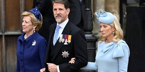 H Μαρί Σαντάλ στη στέψη του Καρόλου