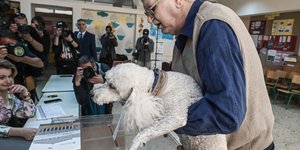 με σκυλο στην καλπη