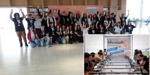 Οι εκπρόσωποι της Ελλάδας στον παγκόσμιο διαγωνισμό Microsoft Office Specialist/ Φωτογραφία: ΑΠΕ-ΜΠΕ