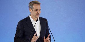 Ο Κυριάκος Μητσοτάκης στην Άρτα