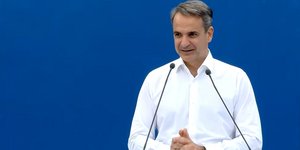 Ο Κυριάκος Μητσοτάκης στο Ηράκλειο Κρήτης