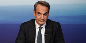 Ο πρωθυπουργός Κυριάκος Μητσοτάκης στο debate στην ΕΡΤ