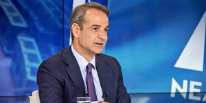 Ο Κυριάκος Μητσοτάκης στο Mega