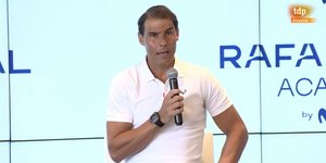 Ο Ράφαελ Ναδάλ στην έκτακτη συνέντευξη Τύπου που παραχώρησε