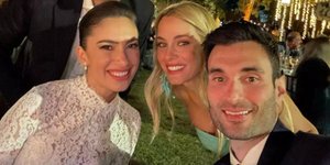 Η Δούκισσα Νομικού με τον αδελφό της Νικήτα και την Άννα Πρέλεβιτς