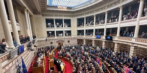 Γονείς, σύζυγοι και παιδιά στα θεωρία της Βουλής