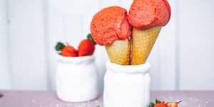 Παγωτό φράουλα