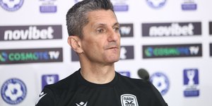 Ο Λουτσέσκου στη συνέντευξη Τύπου ενόψει του τελικού του Κυπέλλου Ελλάδας