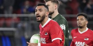 Ο Βαγγέλης Παυλίδης με τη φανέλα της Άλκμααρ