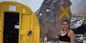 Η 31χρονη ορειβάτισσα έζησε για 32 ημέρες σε ένα ηφαίστειο