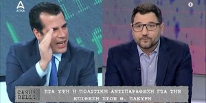 Αντιπαράθεση του Θάνου Πλεύρη με τον Νάσο Ηλιόπουλο