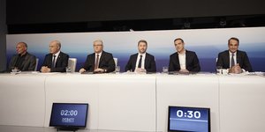 Οι πολιτικοί αρχηγοί στο debate