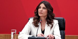 Η εκπρόσωπος Τύπου του ΣΥΡΙΖΑ, Πόπη Τσαπανίδου