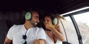 Μια από τις πιο εντυπωσιακές προτάσεις γάμου στη Σαντορίνη