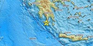 Σεισμός 3,8 Ρίχτερ νότια της Λακωνίας