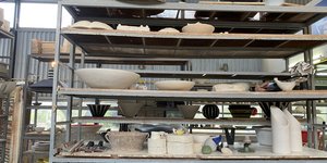 εργαστήριο κεραμικής ραφια 