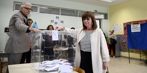 Η πρόεδρος της Δημοκρατίας, Κατερίνα Σακελλαροπούλου