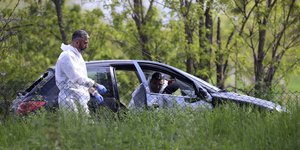 Το αυτοκίνητο που χρησιμοποίησε ο μακελάρης και πυροβολούσε εν κινήσει