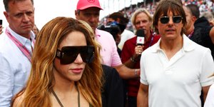 Σακίρα και Τομ Κρουζ στο Grand Prix της F1