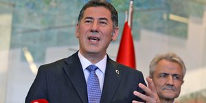 Ο Σινάν Ογάν, υποψήφιος του εθνικιστικού συνασπισμού ΑΤΑ στον α΄ γύρο των τουρκικών προεδρικών εκλογών