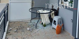 Το σπίτι που χτυπήθηκε από κεραυνό